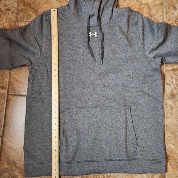 Under Armour Hustle Hoodie – Women’s XL Pullover | Dark Gray Fleece | NWT - Picture 10 of 11